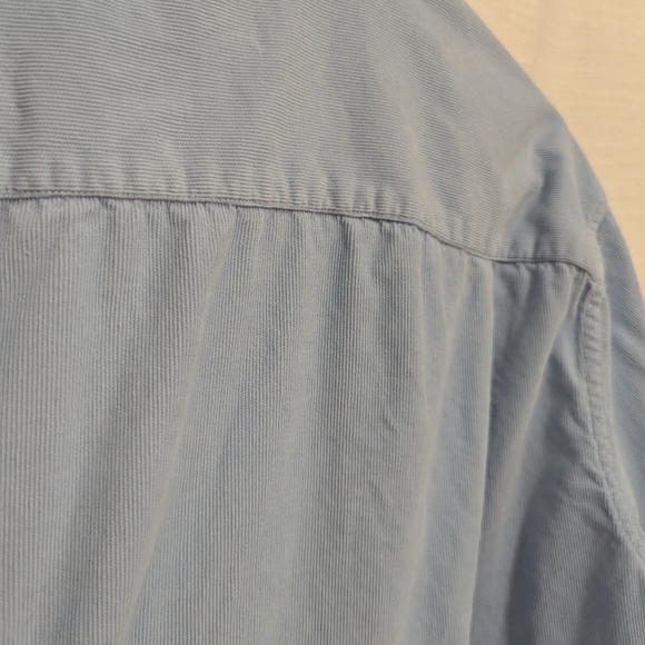 Men's Vineyard Vines baby blue corduroy button down casual shirt size L - Picture 4 of 5